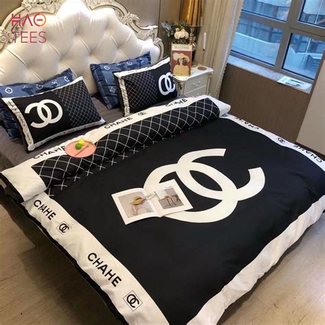 cheap chanel bed set|chanel bedding set king size.